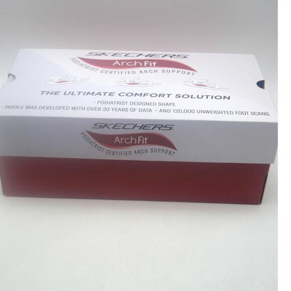 NEW Skechers Women's 10  Go Walk Arch Fit Sandals Serene Sandals  Black Silver - Picture 8 of 8